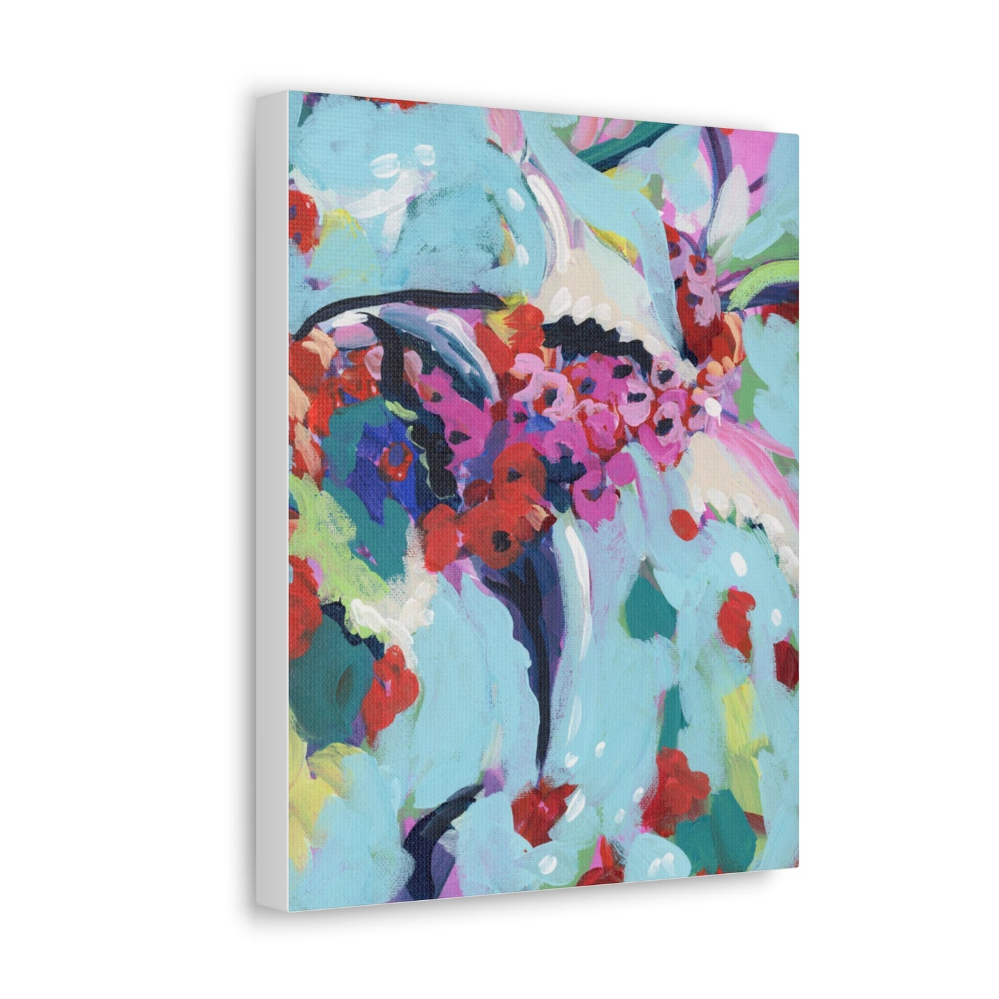 December Birth Flower Canvas