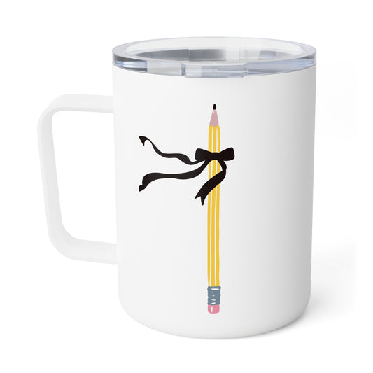 Teacher Pencil Insulated Mug