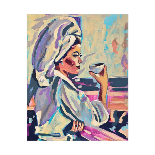 Coffee Girl (color print)