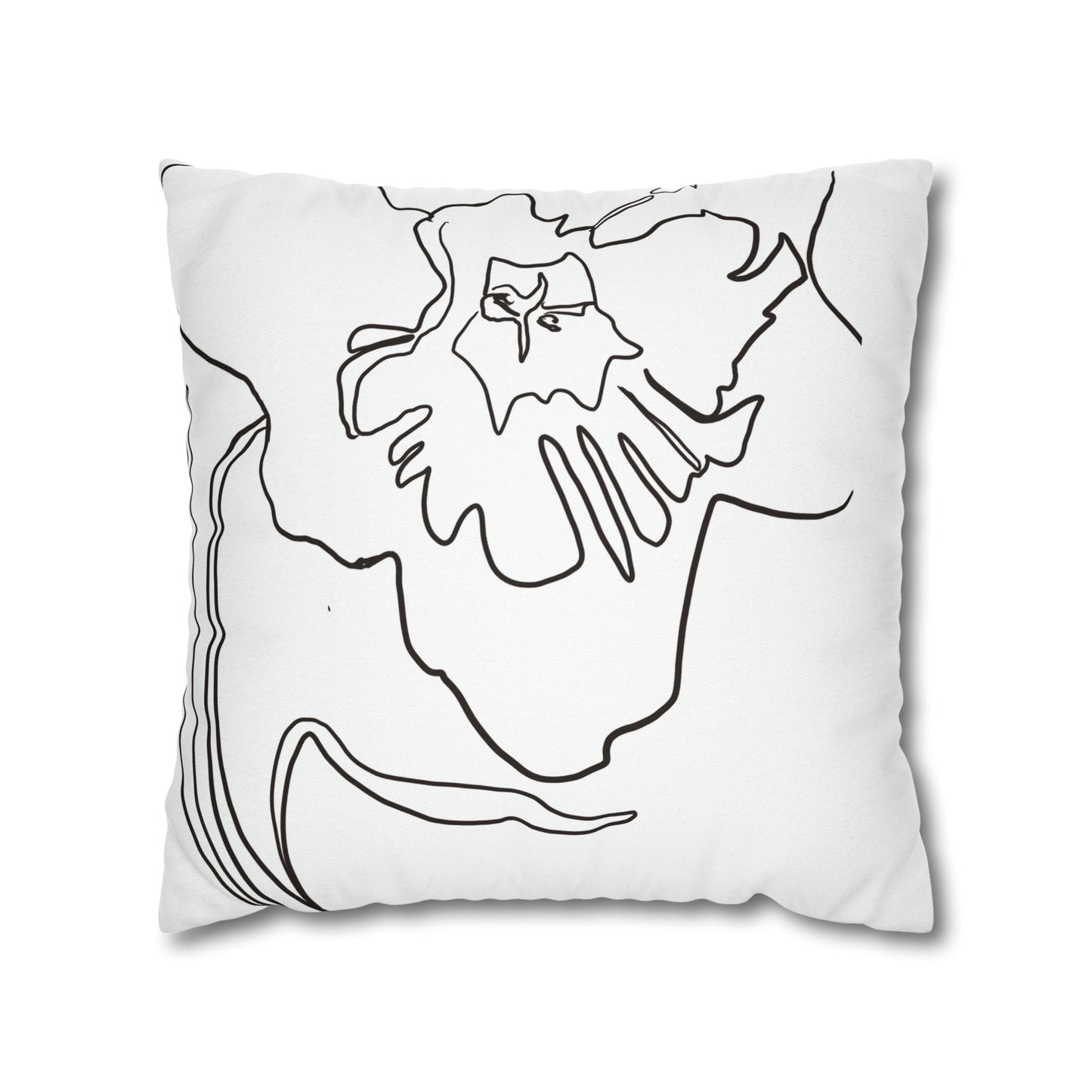 March Birth Flower Double-Sided Pillow Cover