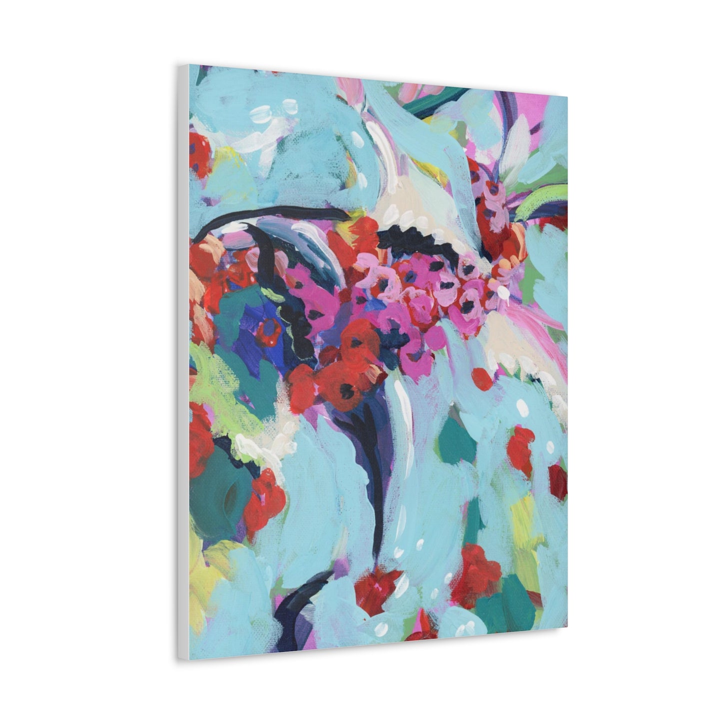 December Birth Flower Canvas