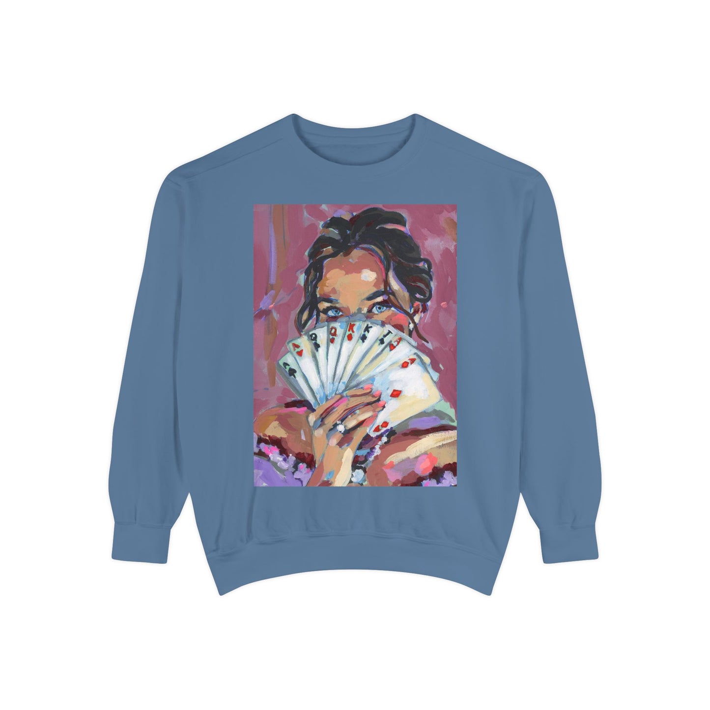Poker Girl Sweatshirt