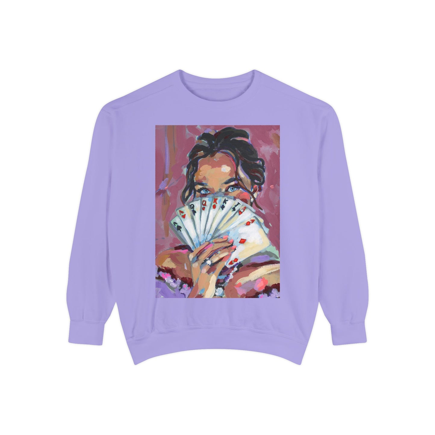 Poker Girl Sweatshirt