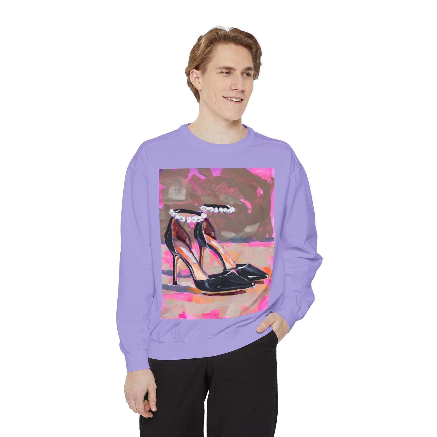 Black Pearl High Heels Sweatshirt