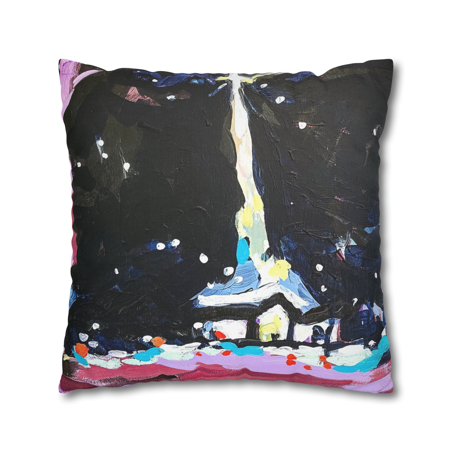 Nativity Double Sided Square Pillow Case