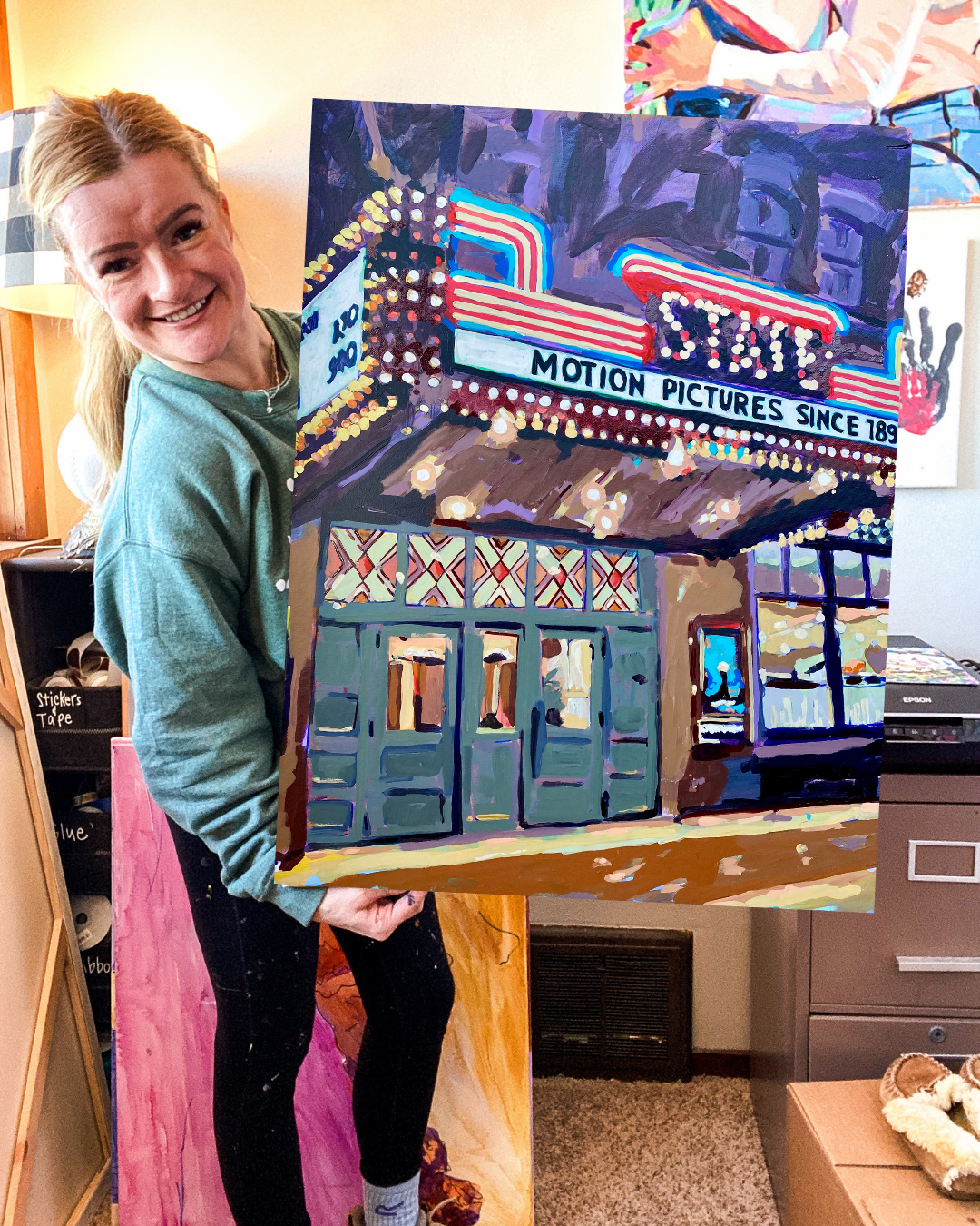 State Theater Canvas Print