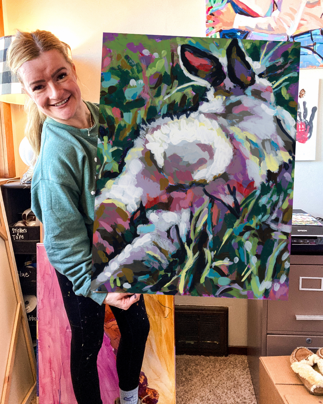 Big Booty Bunny Canvas Print