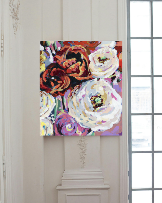 Birthday Bouquet Canvas Print