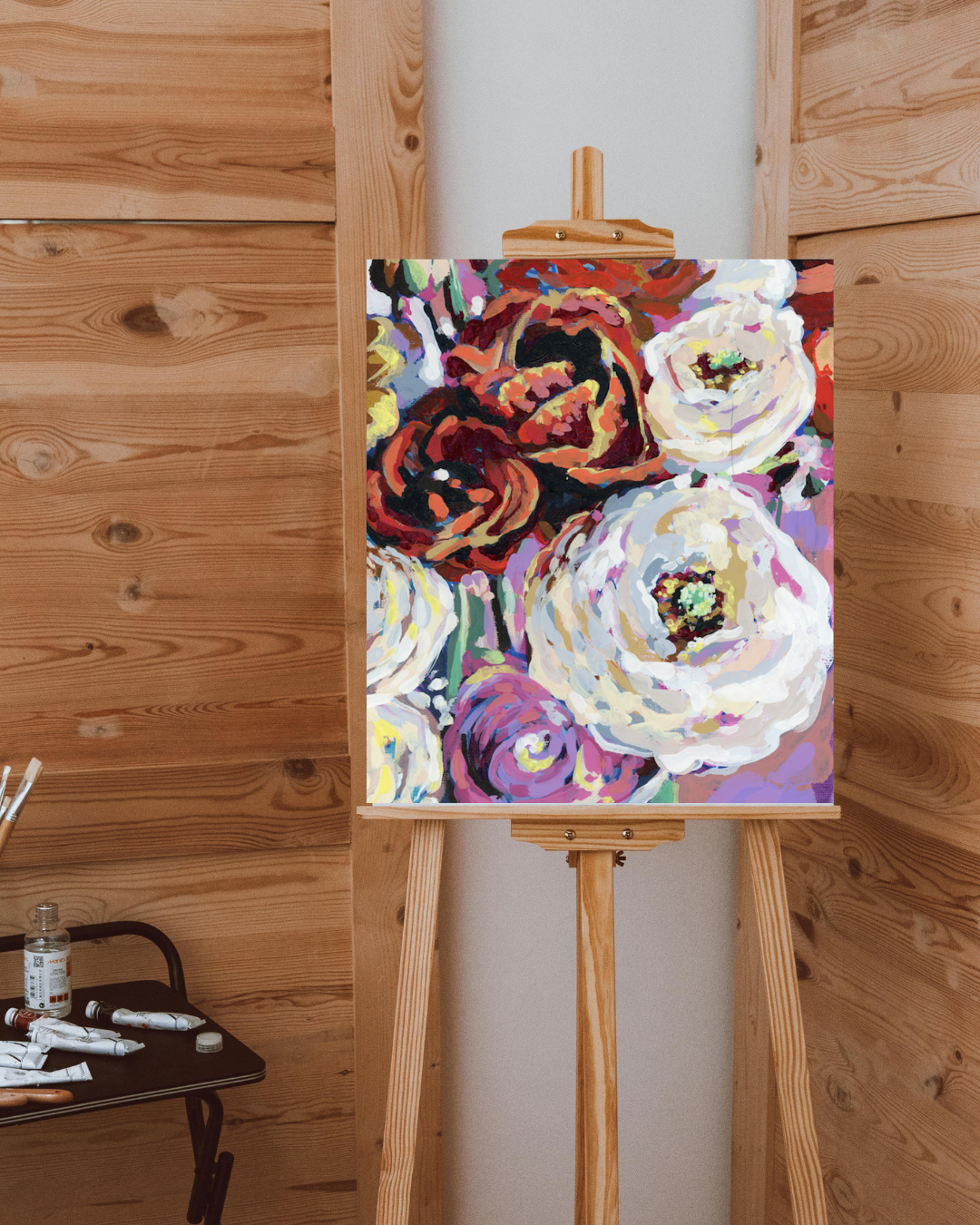 Birthday Bouquet Canvas Print