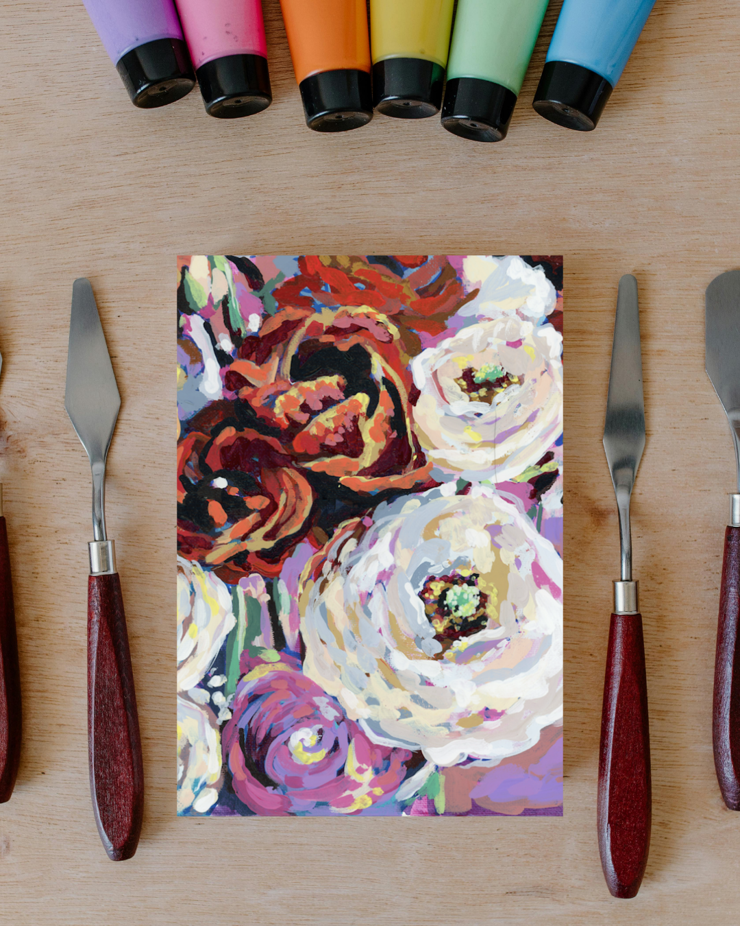 Birthday Bouquet Canvas Print