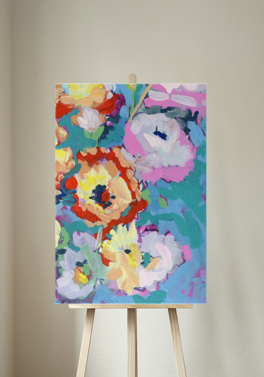 November Birth Flower Canvas Print