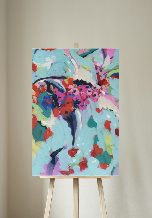 December Birth Flower Canvas Print