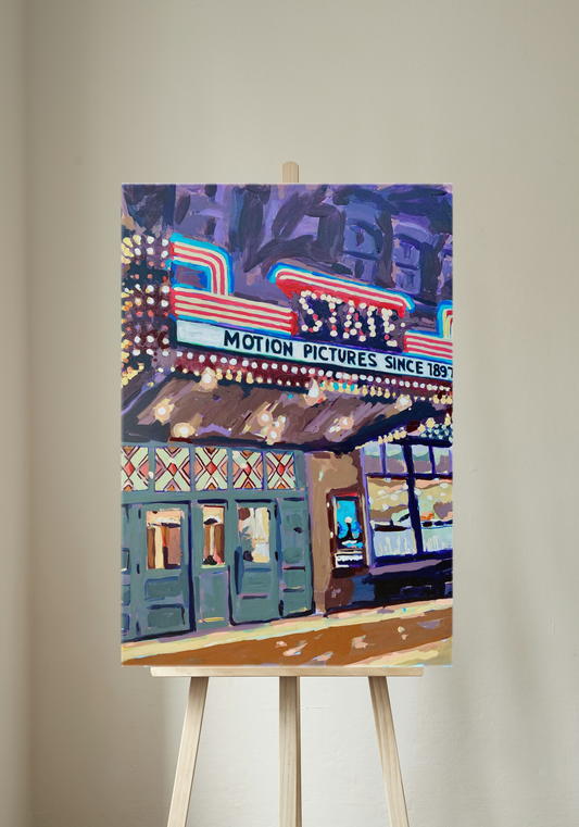 State Theater Canvas Print