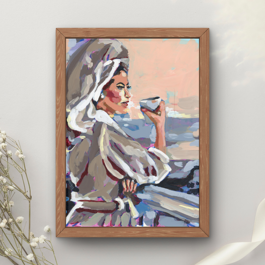 Coffee Girl Art Print
