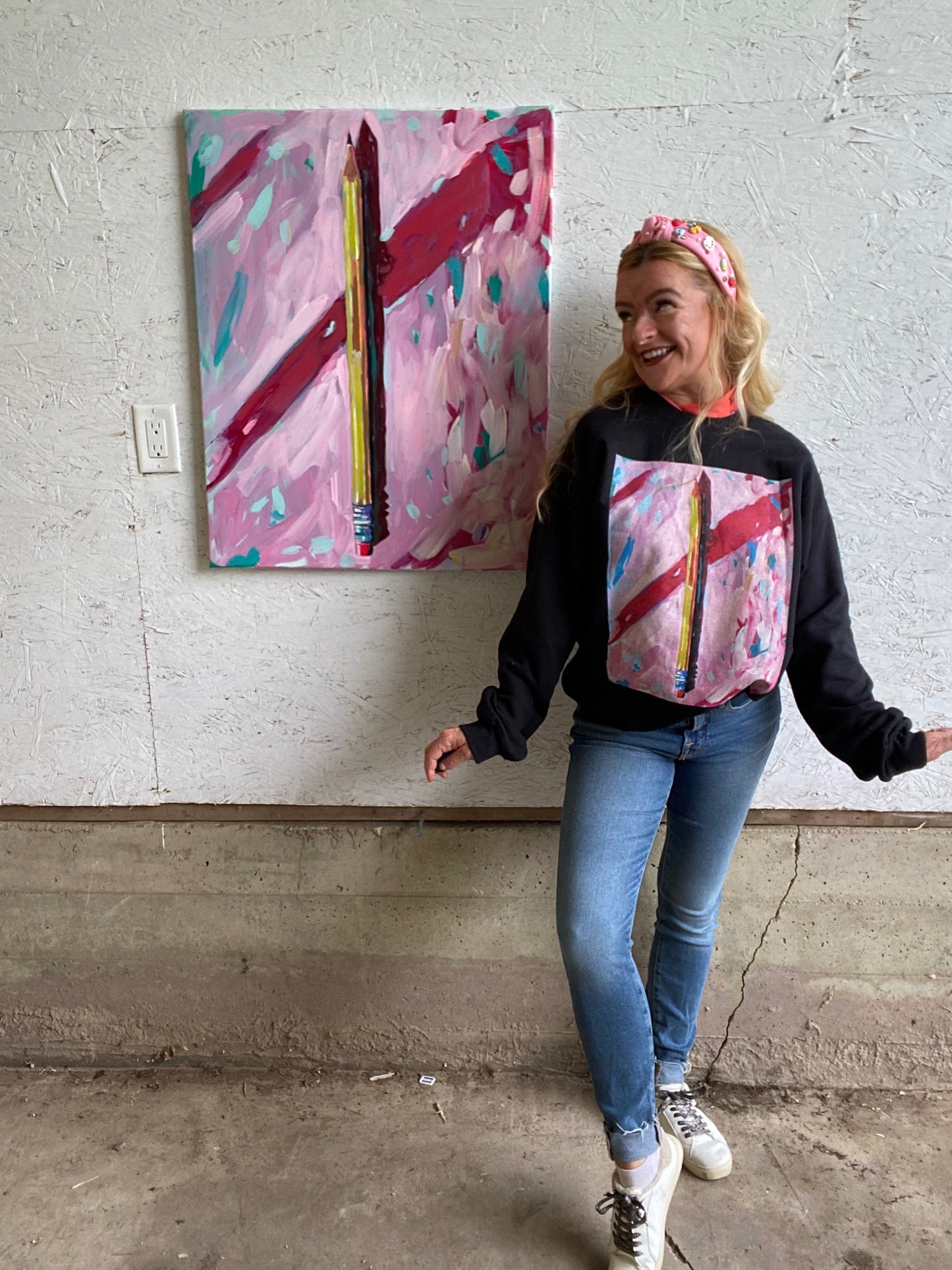 Teacher Pencil Sweatshirt