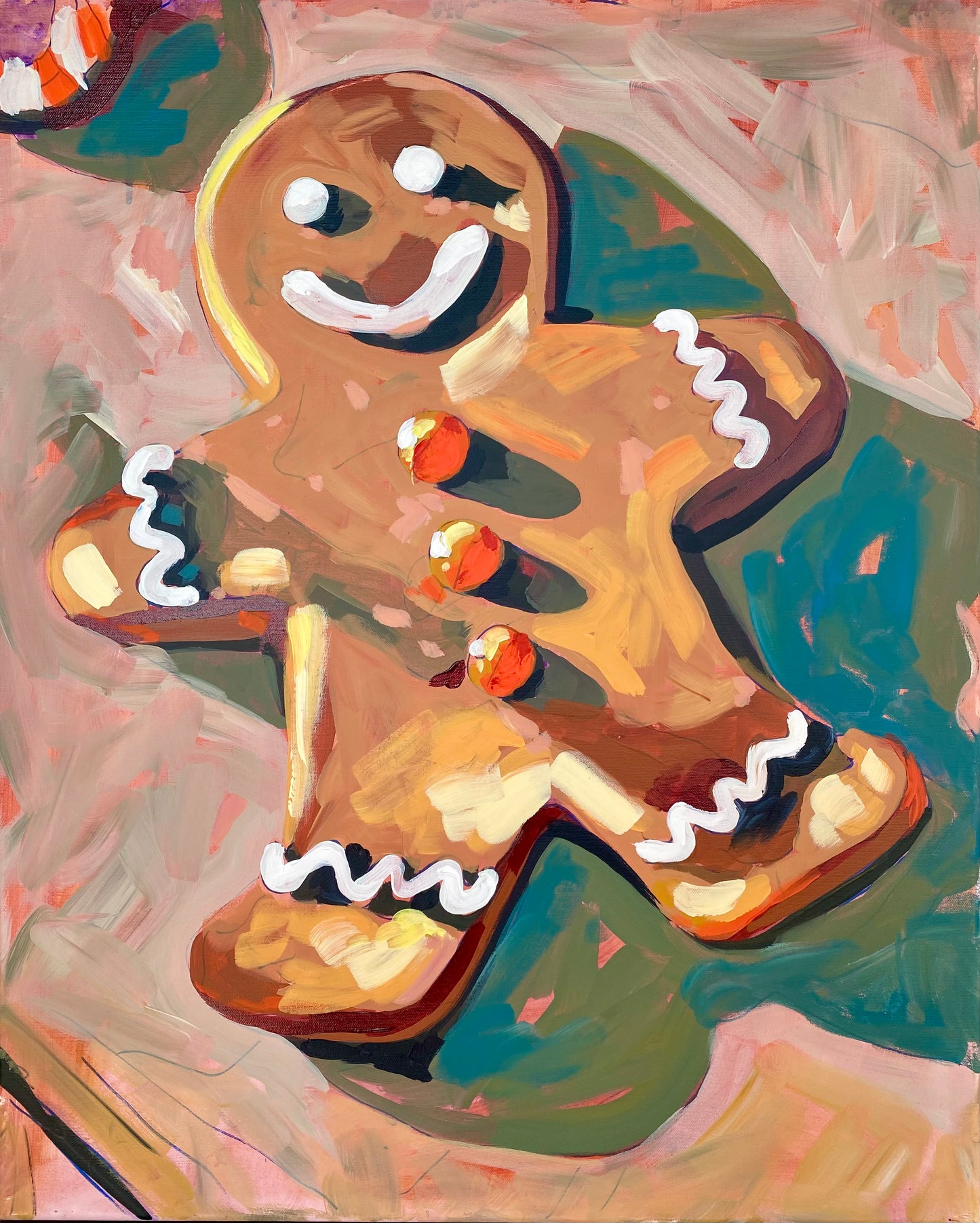Gingerbread Man Art Print
