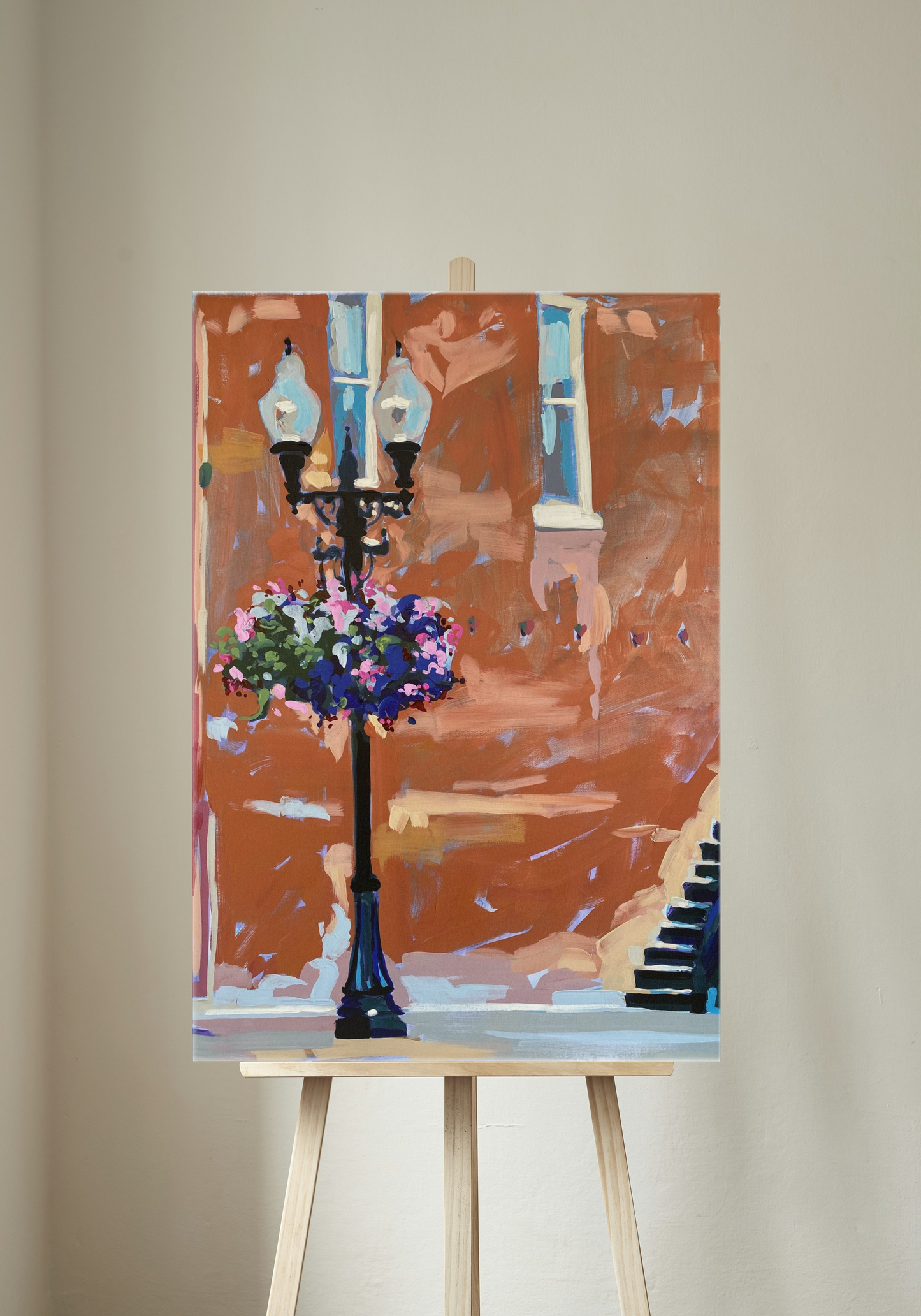 Washington Downtown Flowers Canvas Print