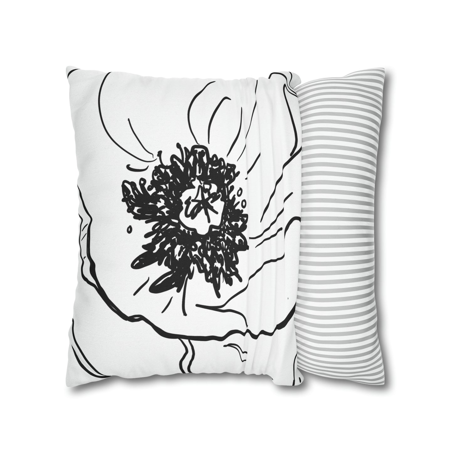 August Birth Flower Double-Sided Pillow Cover