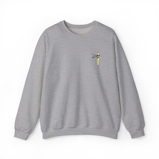 Teacher Pencil Embroidered Sweatshirt