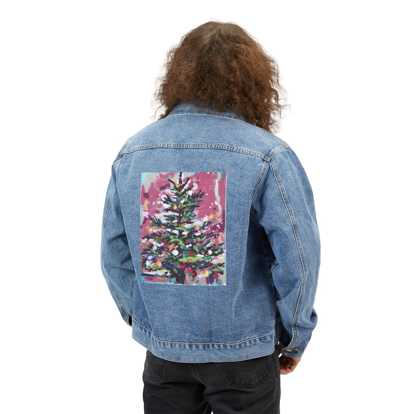 Cranberry Christmas Tree Jean Jacket