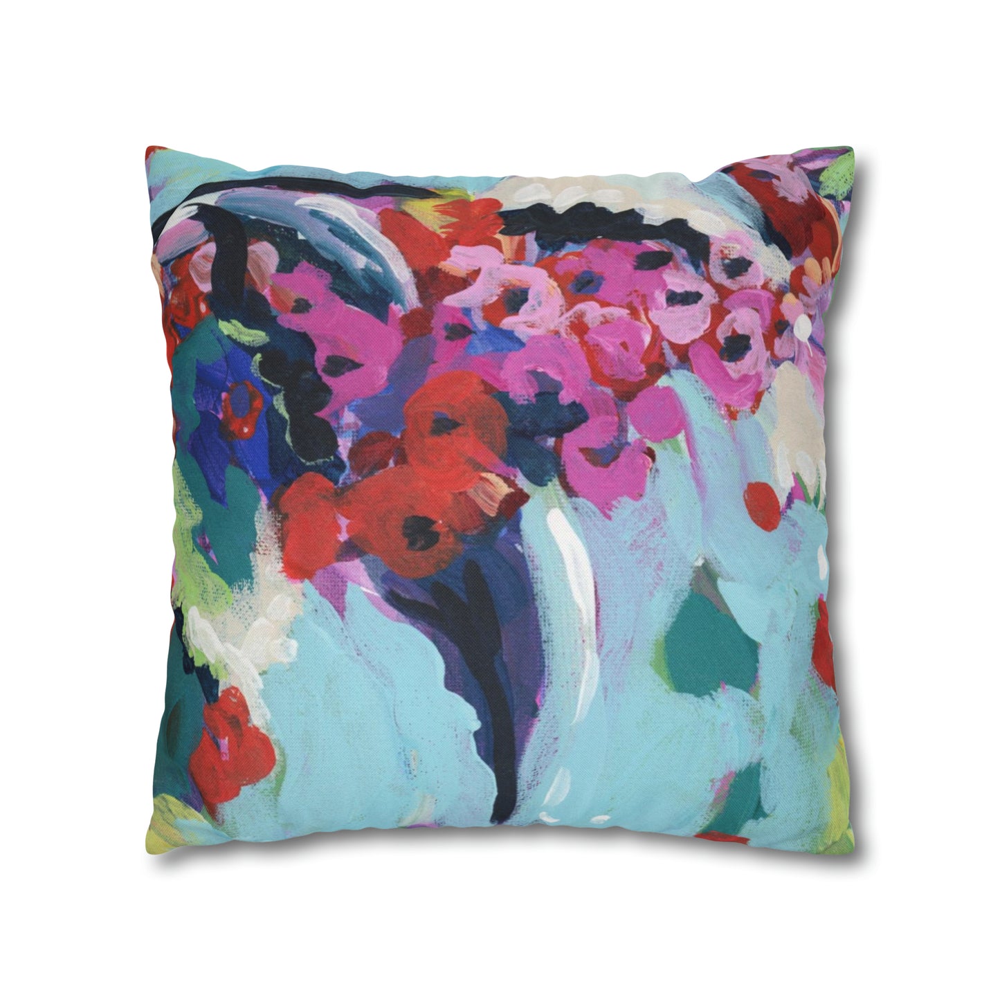 December Birth Flower Double-Sided Pillow Cover