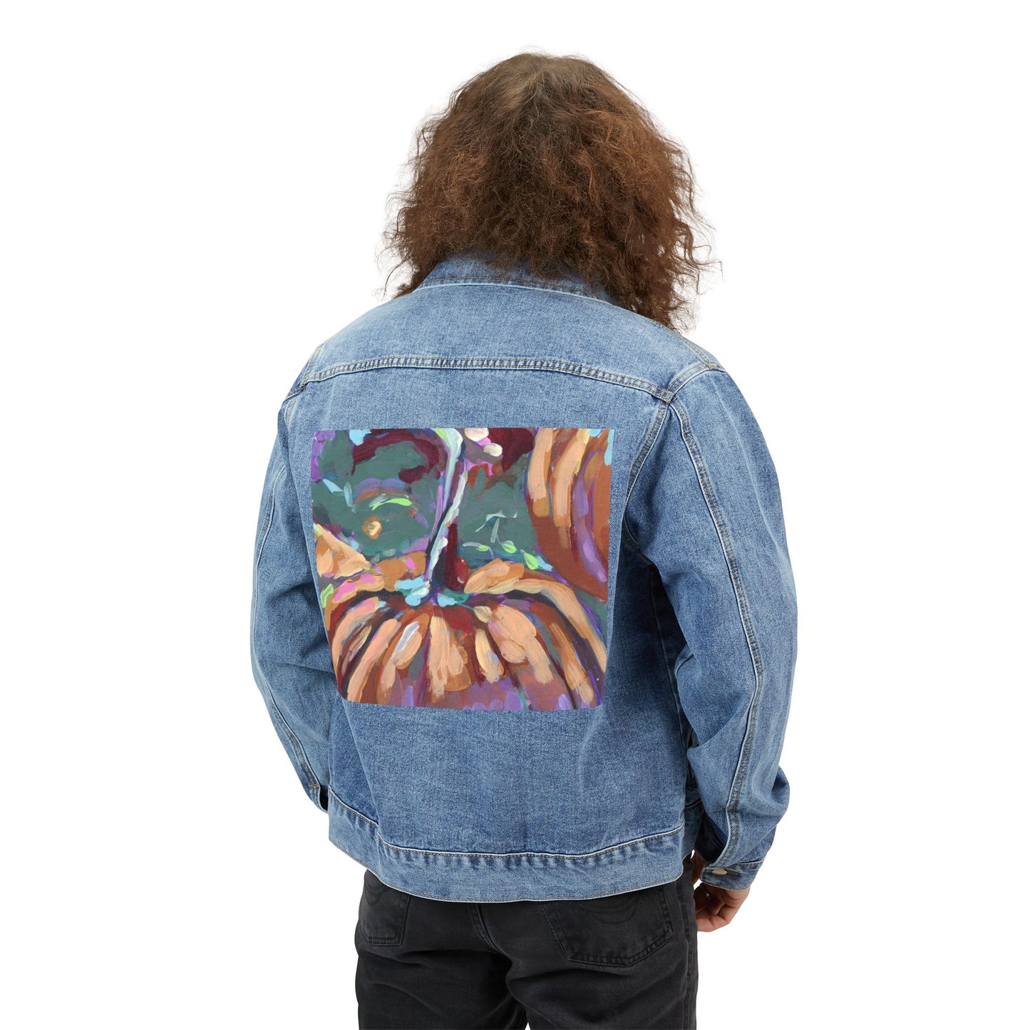 Pumpkin Spice Jean Jacket