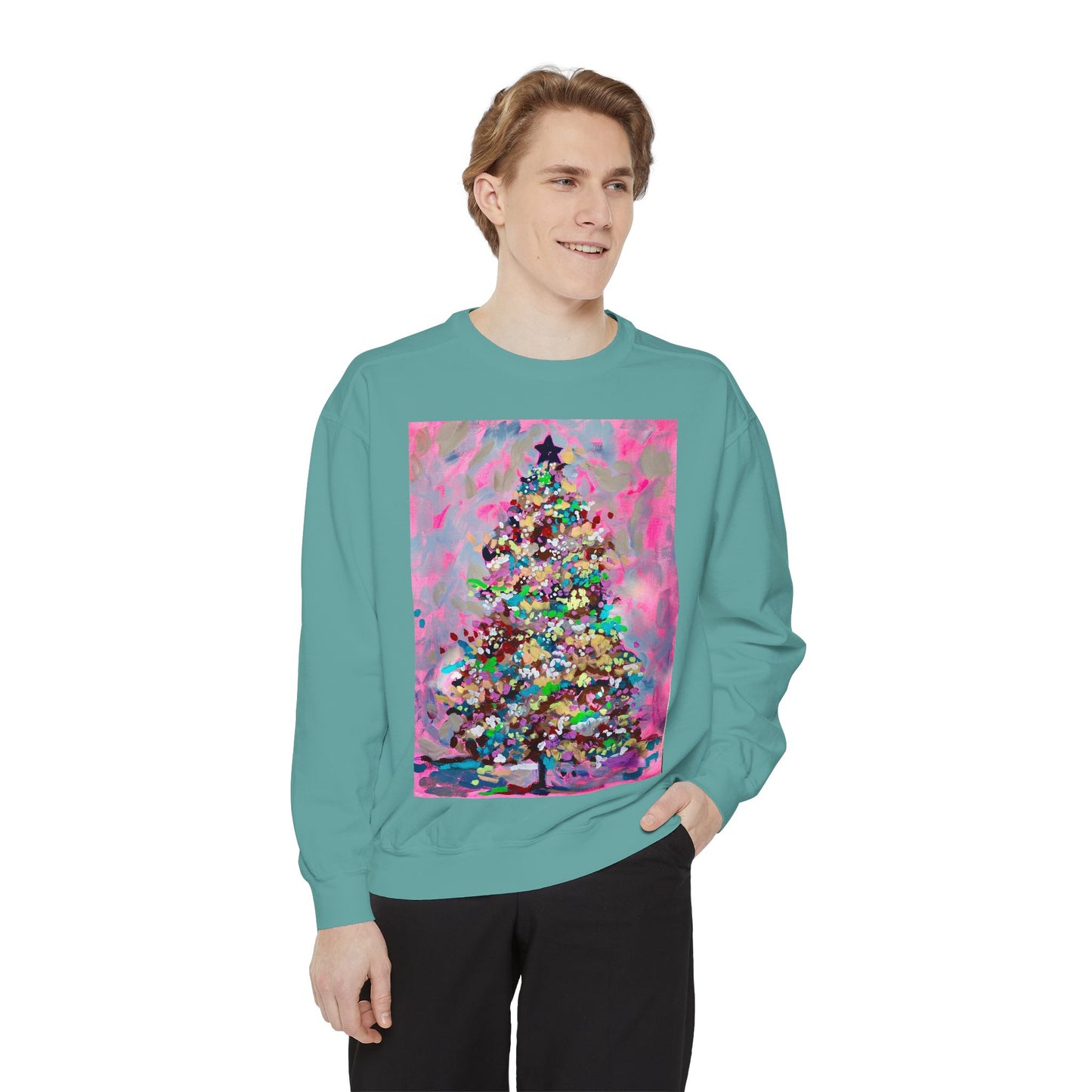 Colorful Christmas Tree Sweatshirt