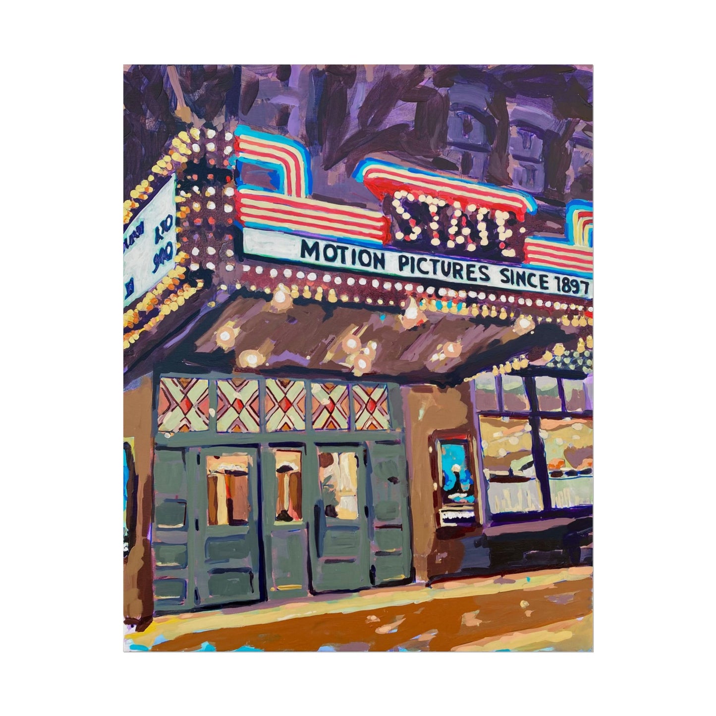 Movie Theater Art Print