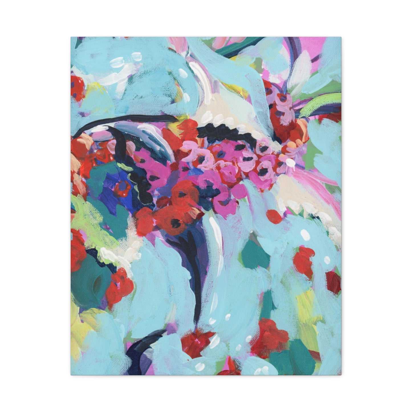 December Birth Flower Canvas