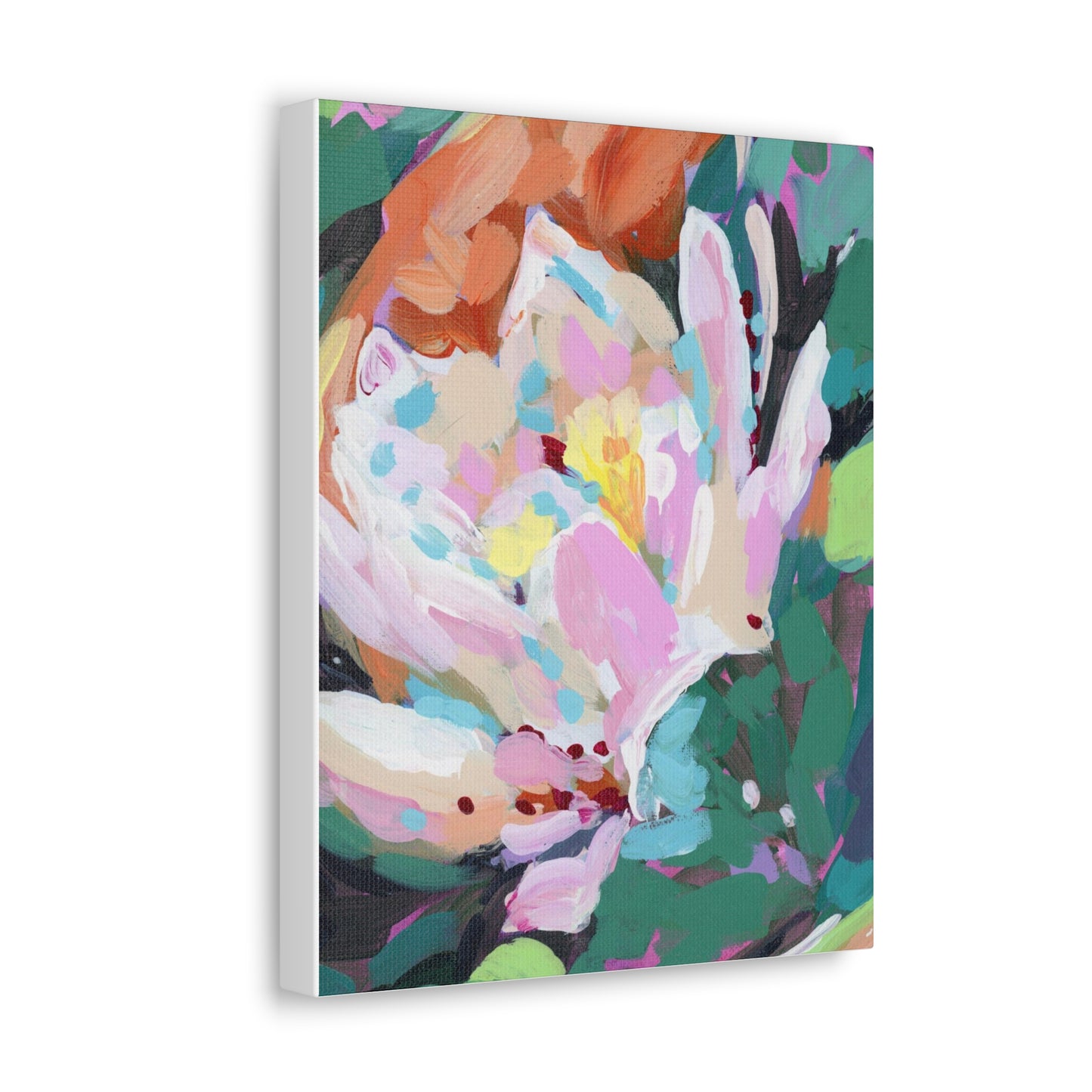 July Birth Flower Canvas