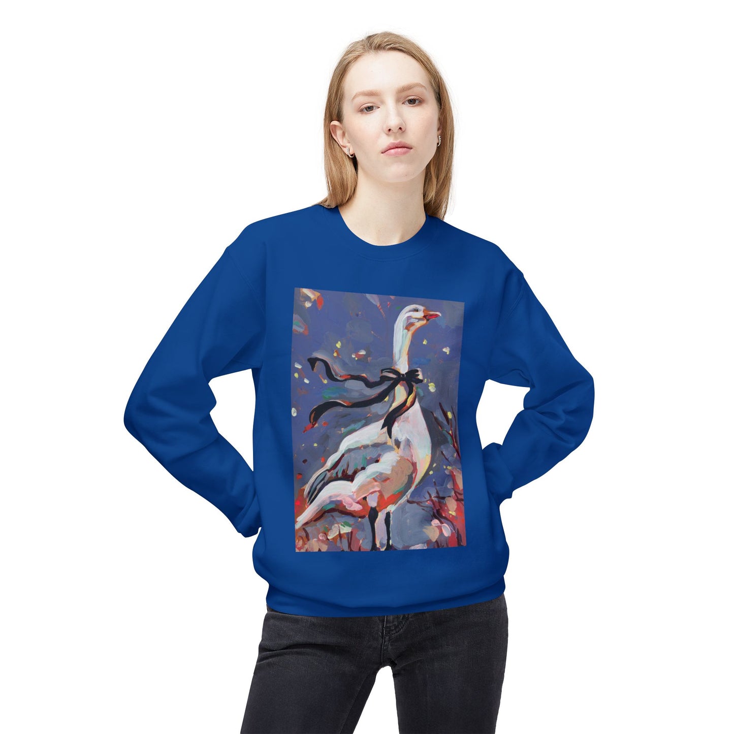 Black Bow Goose Sweatshirt