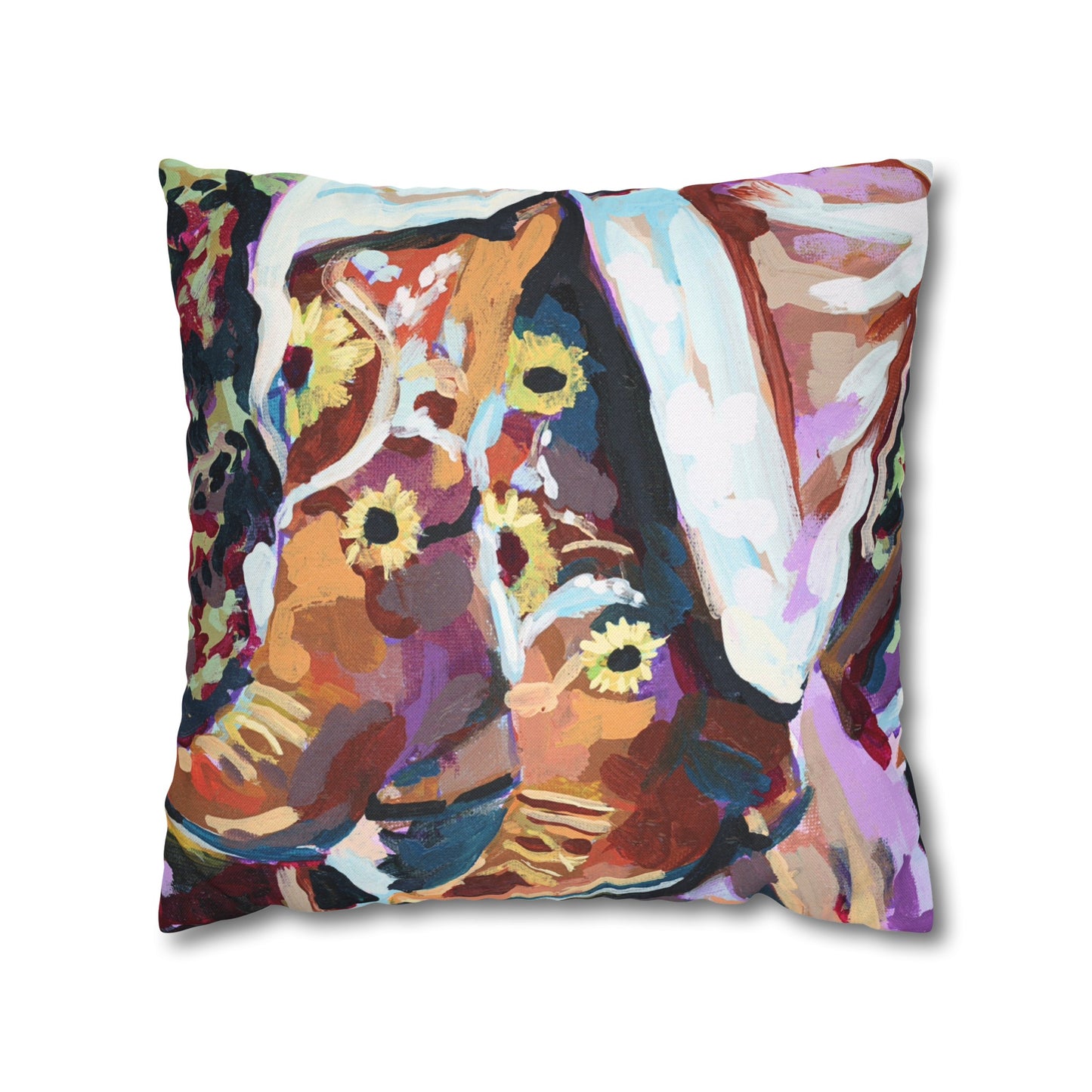 Cowgirl/Sunflower Pillow Cover