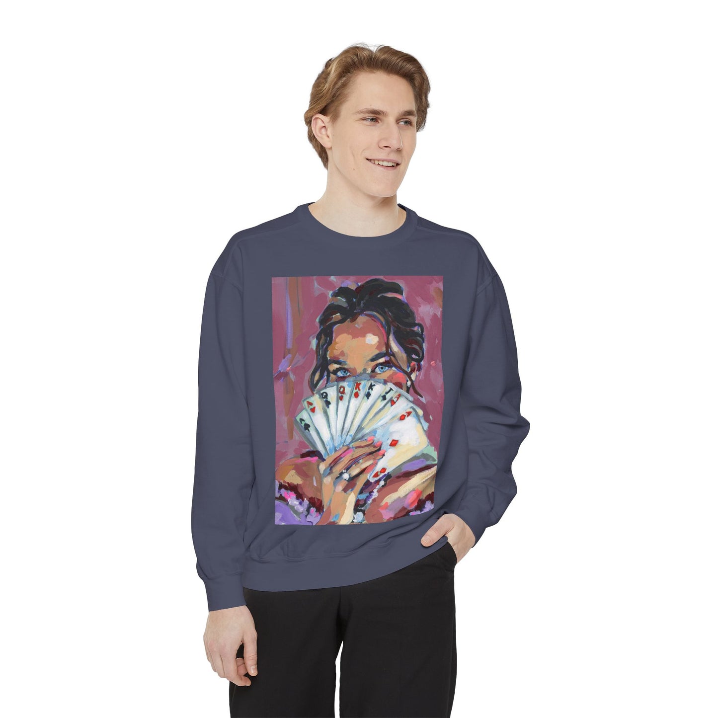 Poker Girl Sweatshirt