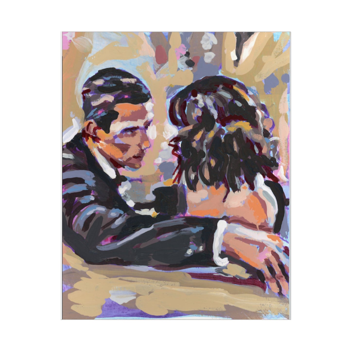 Suave Couple Art Print