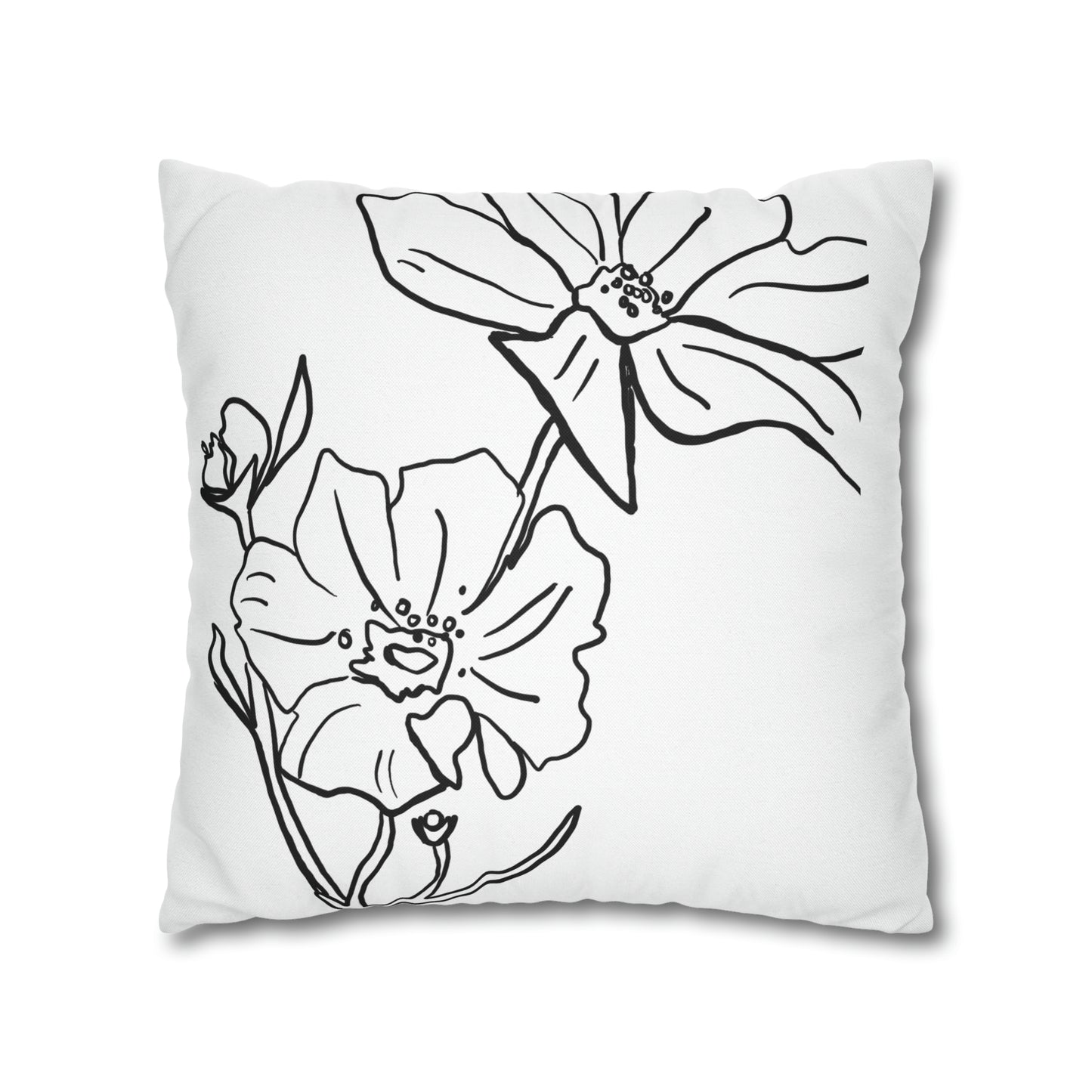 October Birth Flower Double-Sided Pillow Cover