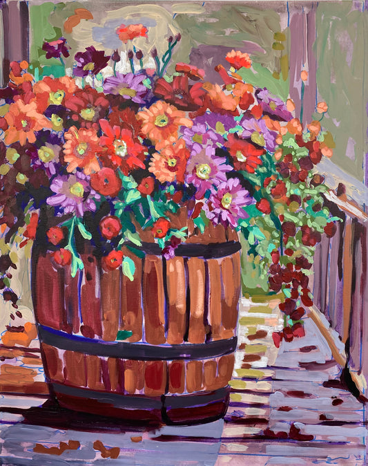 Flower Barrel