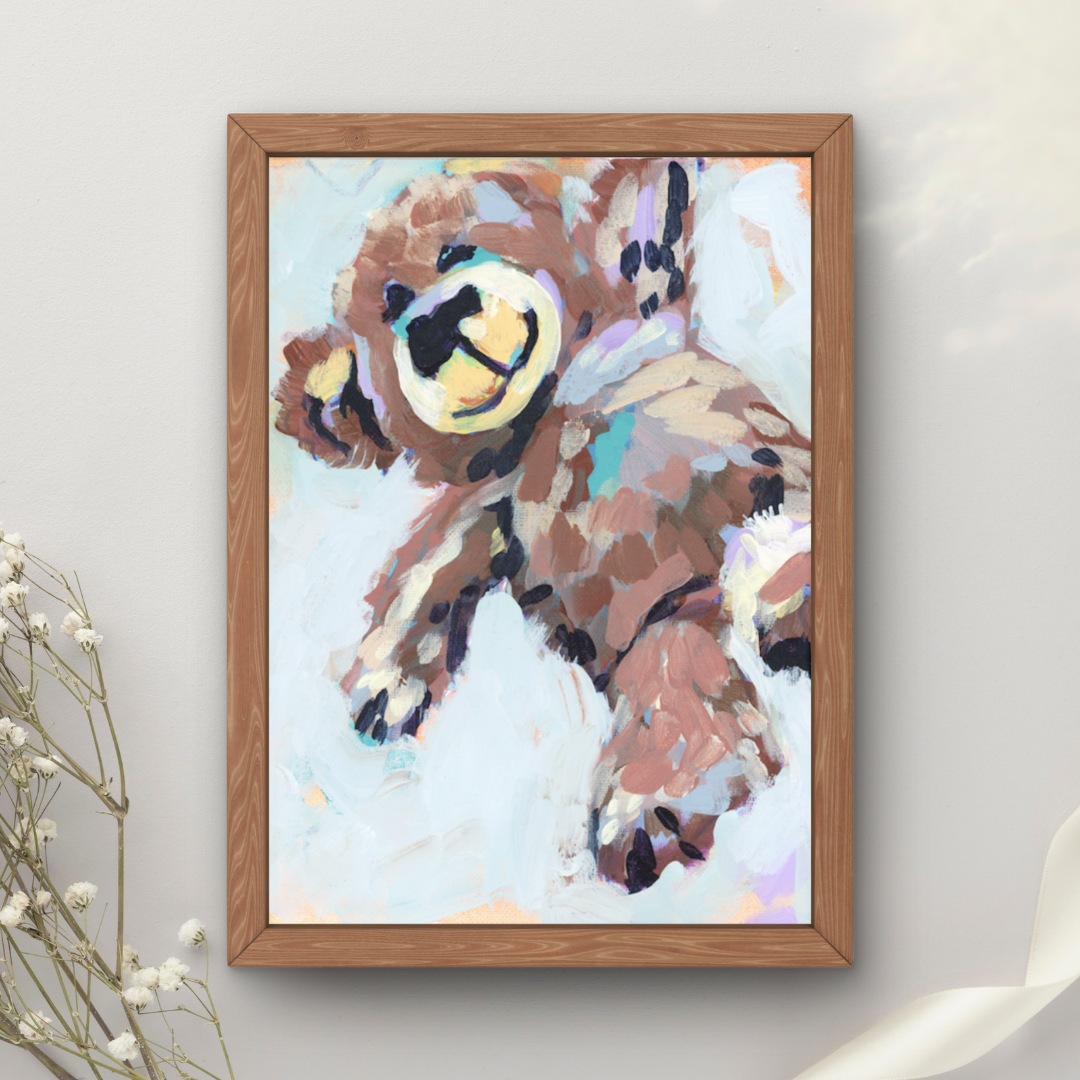 Teddy Bear Art Print