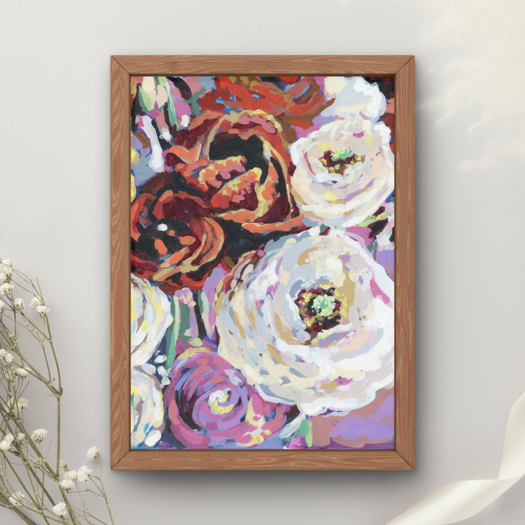 Birthday Bouquet Art Print