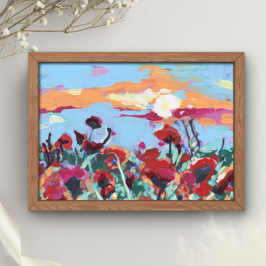 Poppy Field Art Print