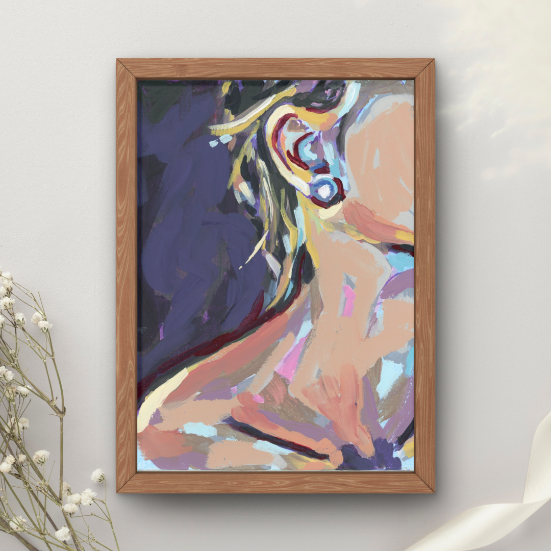 Pearl Portrait Art Print