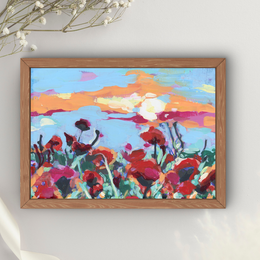 Poppy Field Art Print