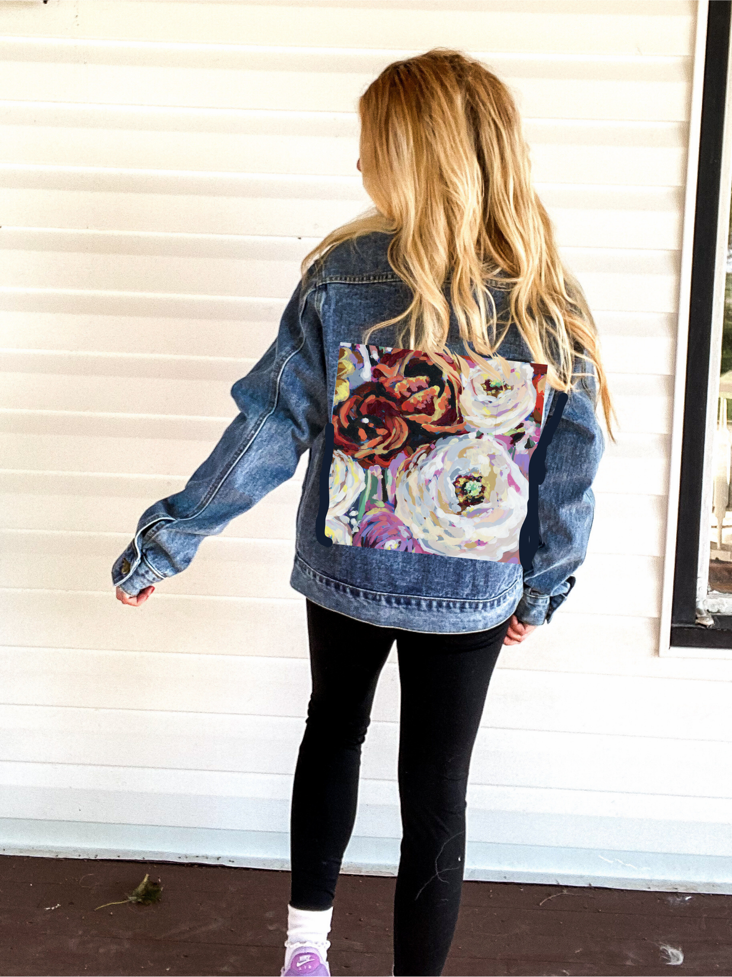 Birthday Bouquet Jean Jacket