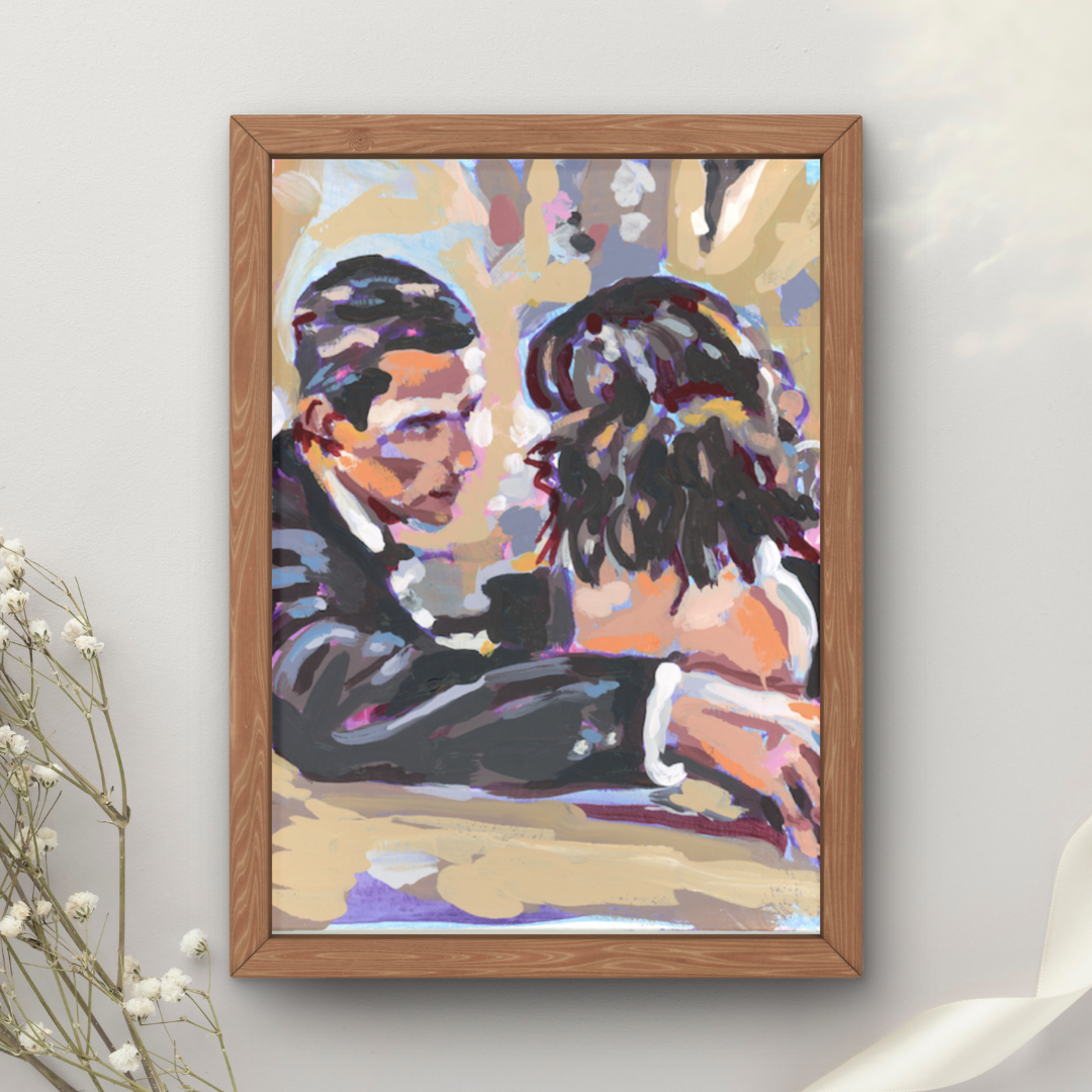 Suave Couple Art Print