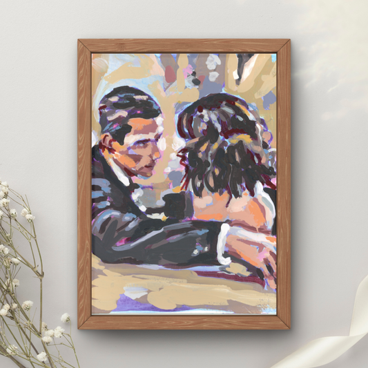 Suave Couple Art Print