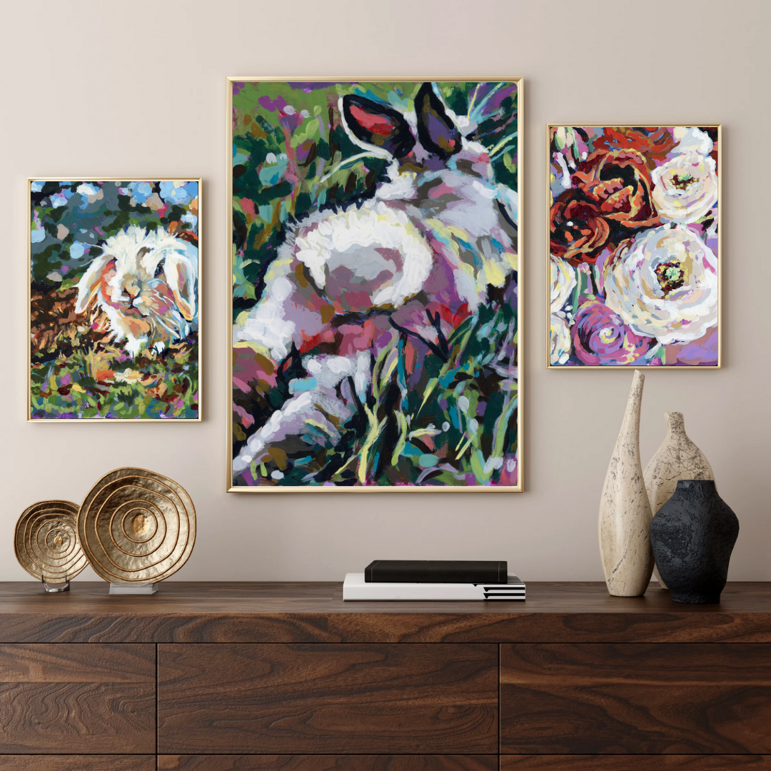 Long Eared Bunny Art Print