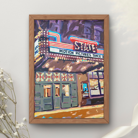 Movie Theater Art Print