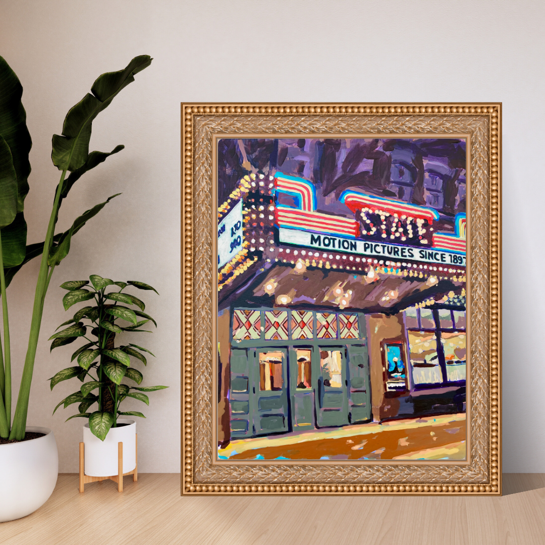 Movie Theater Art Print