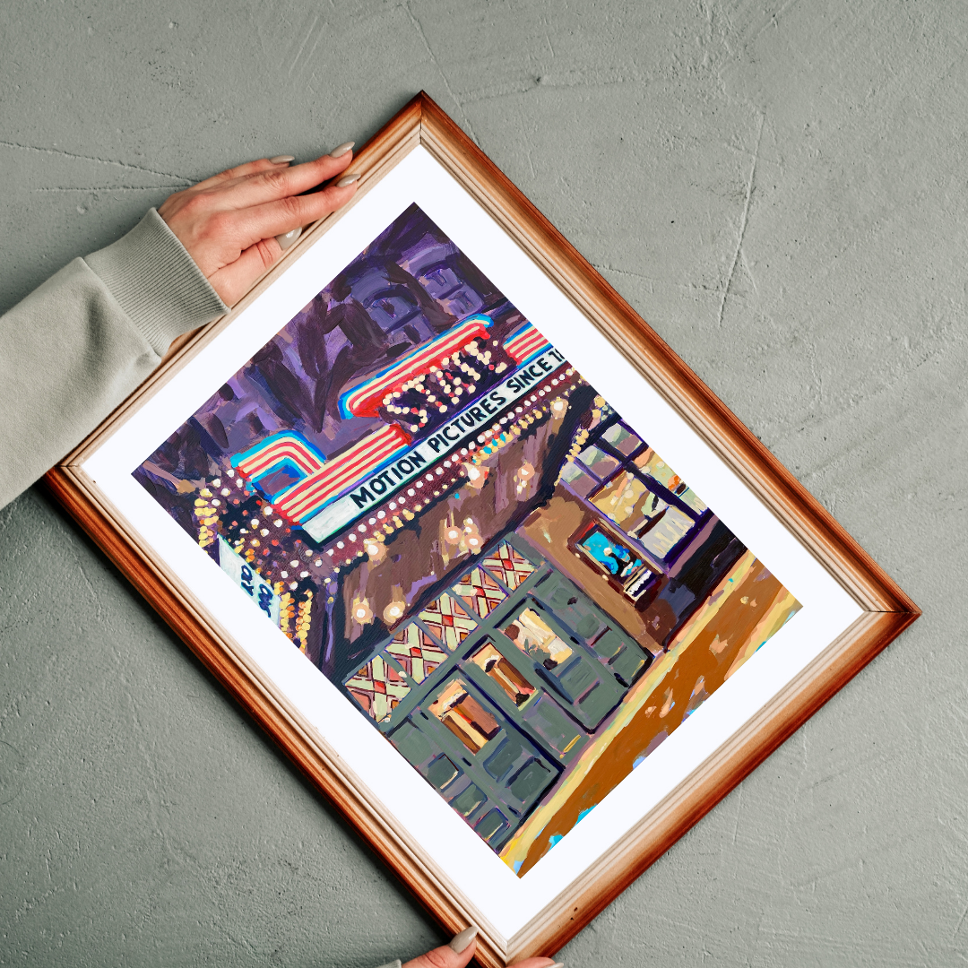 Movie Theater Art Print