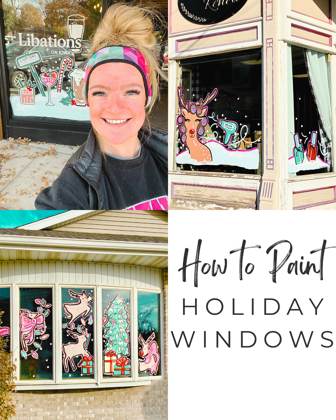 How to Paint: Holiday Windows