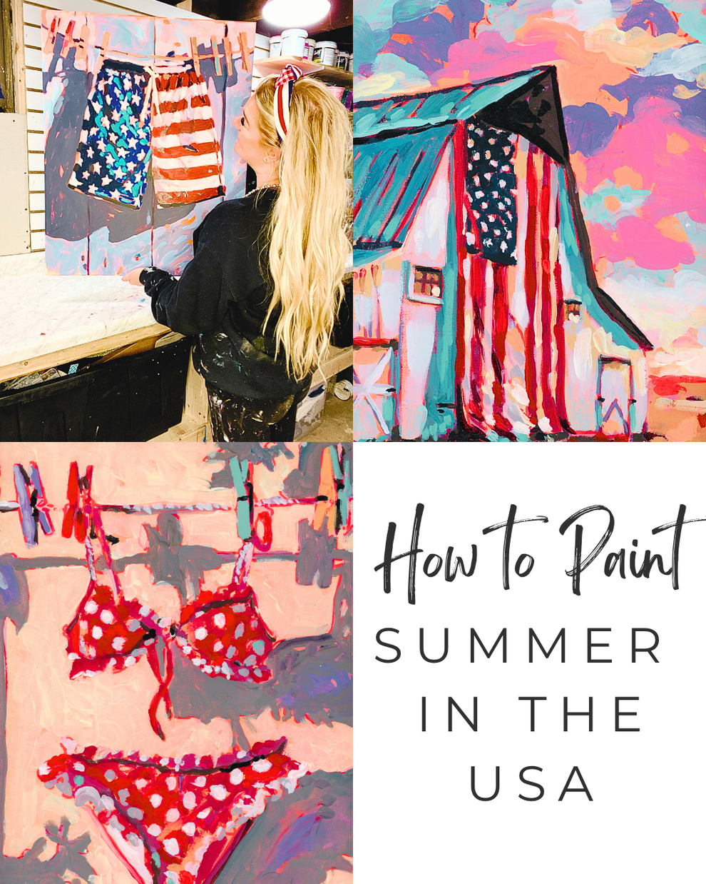 How to Paint Summer in the USA – paintingpaige